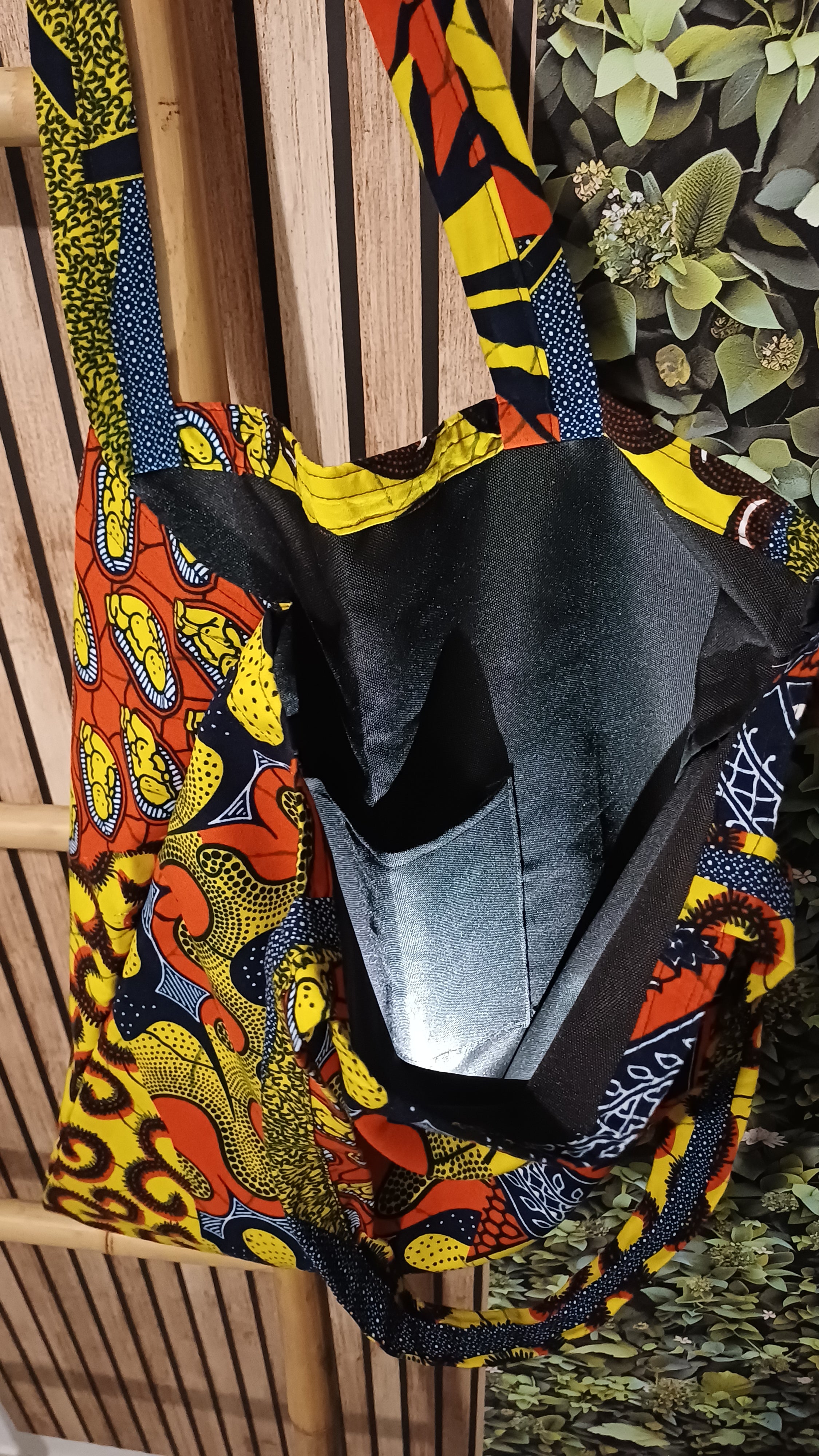 Sac Cabas Wax Africain Patchwork - Élégance et Styles Unique